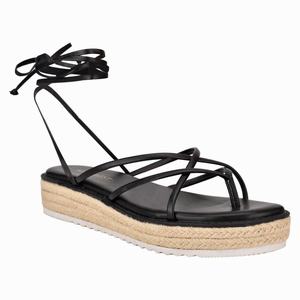 Nine West Candid Ankle Wrap Sandalen Met Hak Zwart Nederland | QMV-051974